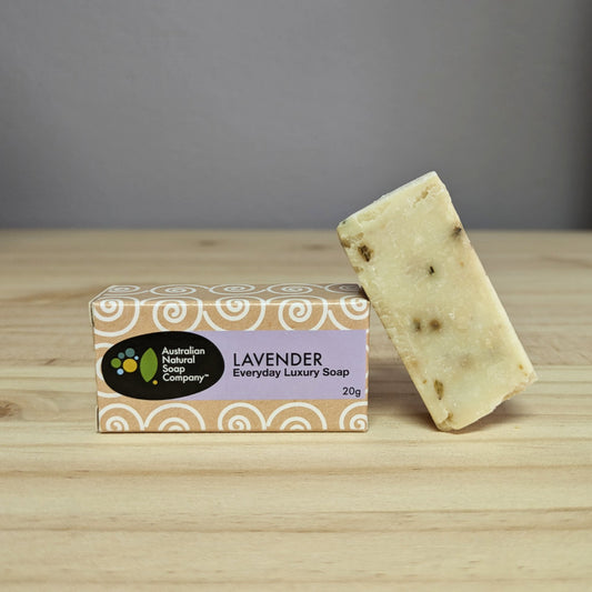 Lavender Mini Luxury Soap Bar - Australian Natural Soap Co at Cow & Coconut