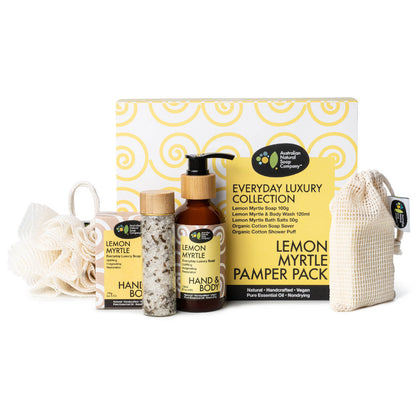 Lemon Myrtle Pamper Pack - Australian Natural Soap Co at Cow & Coconut