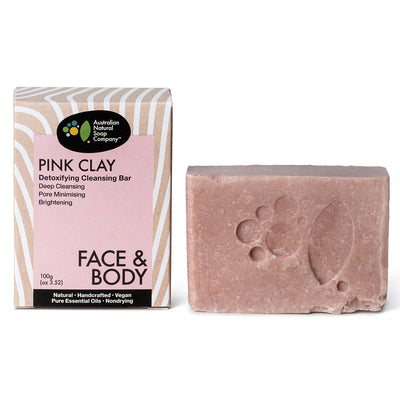 The Australian Natural Soap Company's Australian Pink Clay and Absolute Avocado Face Soap at Cow & Coconut