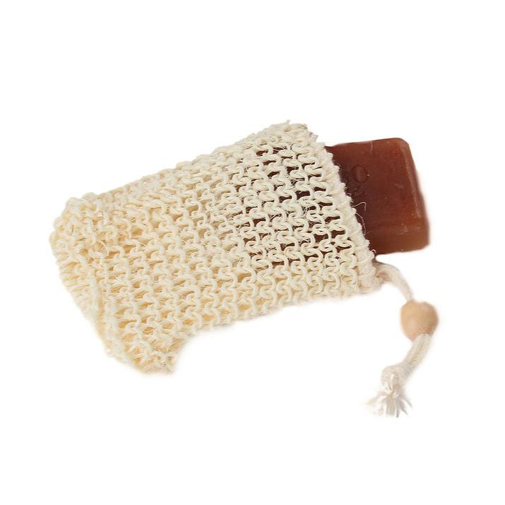 Natural Sisal Soap Pouch ~ Bass Brushes at Cow & Coconut