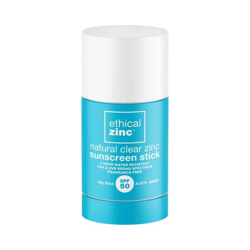 Natural Clear Zinc Sunscreen Stick