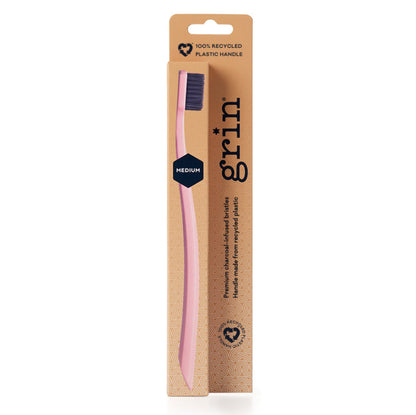 100% Recycled Charcoal-Infused Toothbrush Medium