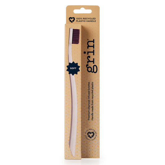 100% Recycled Charcoal-Infused Toothbrush Soft