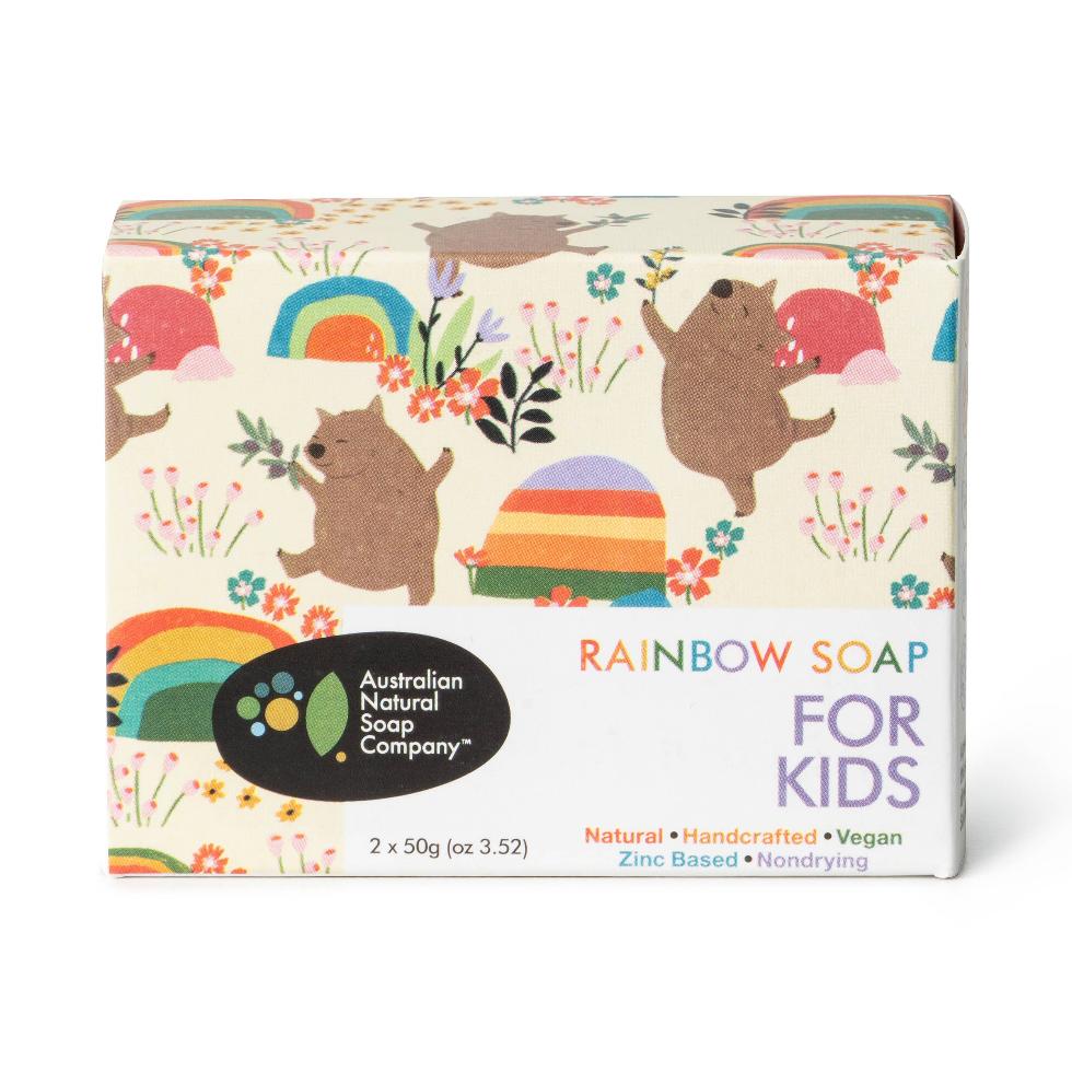 Rainbow Soap for Kids - Australian Natural Soap Co at Cow & Coconut